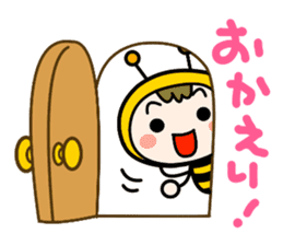 Cute Honeybee Basic stickers sticker #4552444