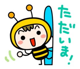Cute Honeybee Basic stickers sticker #4552445
