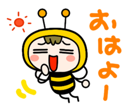 Cute Honeybee Basic stickers sticker #4552446