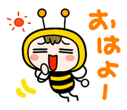 Cute Honeybee Basic stickers sticker #4552446