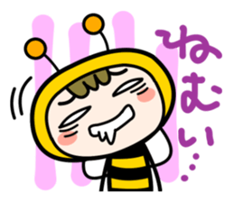 Cute Honeybee Basic stickers sticker #4552447