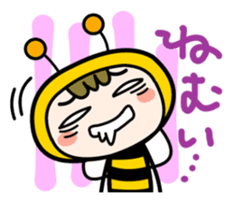 Cute Honeybee Basic stickers sticker #4552447