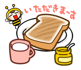 Cute Honeybee Basic stickers sticker #4552450