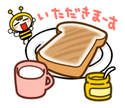 Cute Honeybee Basic stickers sticker #4552450