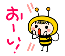 Cute Honeybee Basic stickers sticker #4552453