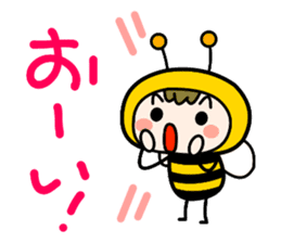 Cute Honeybee Basic stickers sticker #4552453