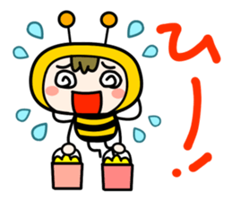 Cute Honeybee Basic stickers sticker #4552454