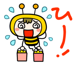 Cute Honeybee Basic stickers sticker #4552454