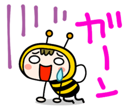 Cute Honeybee Basic stickers sticker #4552455