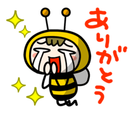 Cute Honeybee Basic stickers sticker #4552459