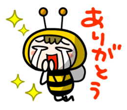 Cute Honeybee Basic stickers sticker #4552459