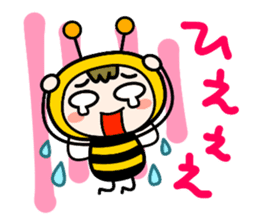 Cute Honeybee Basic stickers sticker #4552460