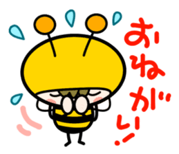 Cute Honeybee Basic stickers sticker #4552461