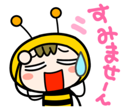 Cute Honeybee Basic stickers sticker #4552462