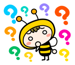 Cute Honeybee Basic stickers sticker #4552463