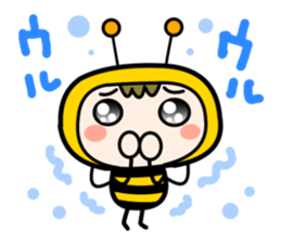 Cute Honeybee Basic stickers sticker #4552464