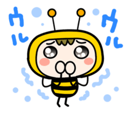 Cute Honeybee Basic stickers sticker #4552464