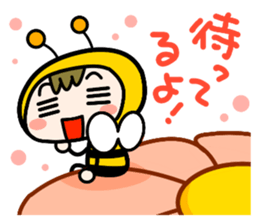 Cute Honeybee Basic stickers sticker #4552467