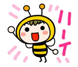 Cute Honeybee Basic stickers sticker #4552469