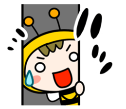 Cute Honeybee Basic stickers sticker #4552470