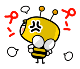 Cute Honeybee Basic stickers sticker #4552472