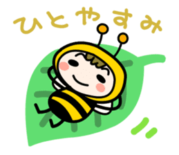 Cute Honeybee Basic stickers sticker #4552479