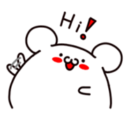 "MANMARU-SHIROKUMA" sticker #4553123