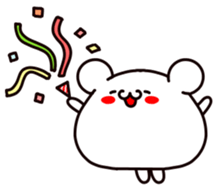 "MANMARU-SHIROKUMA" sticker #4553141