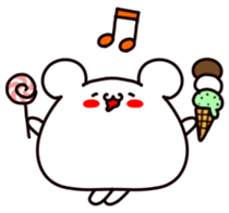 "MANMARU-SHIROKUMA" sticker #4553148