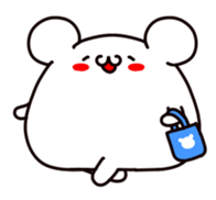 "MANMARU-SHIROKUMA" sticker #4553155