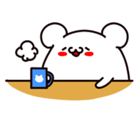 "MANMARU-SHIROKUMA" sticker #4553156