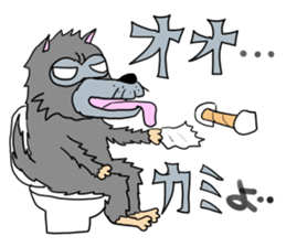 The emaciated animals sticker #4553170