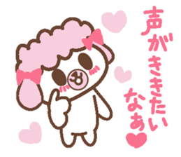 In Love poodle sticker #4553390