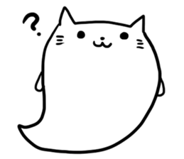 Cat balloon 01 sticker #4553886