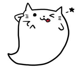 Cat balloon 01 sticker #4553915