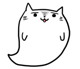 Cat balloon 01 sticker #4553916