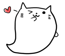 Cat balloon 01 sticker #4553917