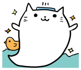 Cat balloon 01 sticker #4553919