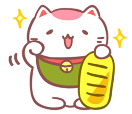 Lucky Cat by Mitchiri Neko sticker #4554040