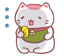 Lucky Cat by Mitchiri Neko sticker #4554042