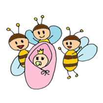 insects pretty sticker #4554230