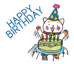 Nidko, Maneki Neko, Lucky Cat (Eng) sticker #4555116