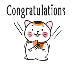 Nidko, Maneki Neko, Lucky Cat (Eng) sticker #4555126