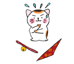 Nidko, Maneki Neko, Lucky Cat (Eng) sticker #4555140