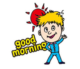 American, colorful pleasant friends sticker #4555393