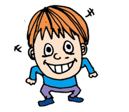 American, colorful pleasant friends sticker #4555405
