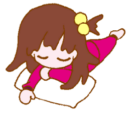 Girl student sticker #4555741