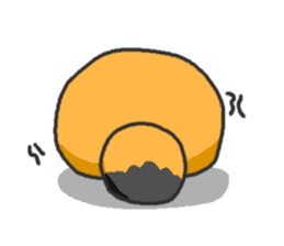 Hide of a racoon dog sticker #4555860