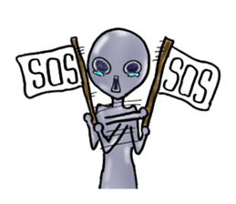 Unidentified life forms in appearance sticker #4556611