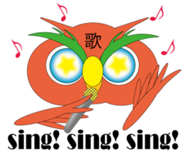 OWL of HAPPINESS sticker #4556707